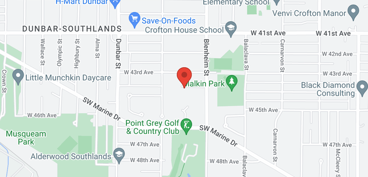 map of 3414 W 44TH AVENUE